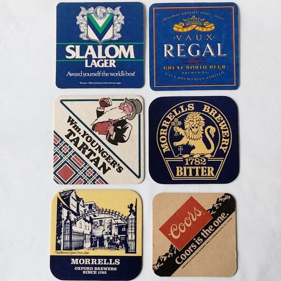 Vintage European Bar Coasters Set of 25 - Picture 3 of 6